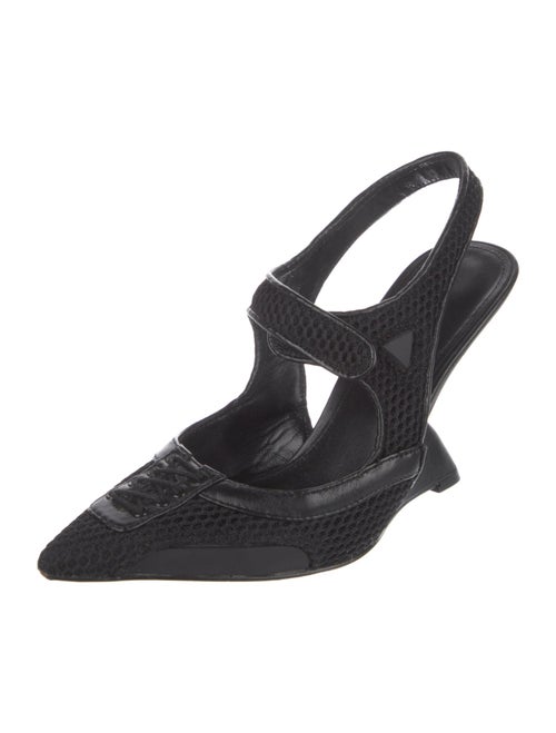 Brandon Blackwood Leather Slingback Pumps