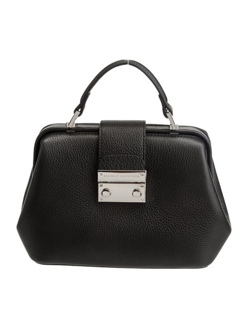 Brandon Blackwood Leather Top Handle Bag