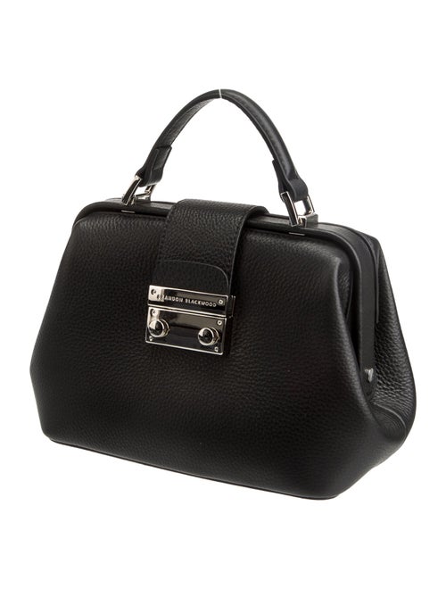Brandon Blackwood Leather Top Handle Bag