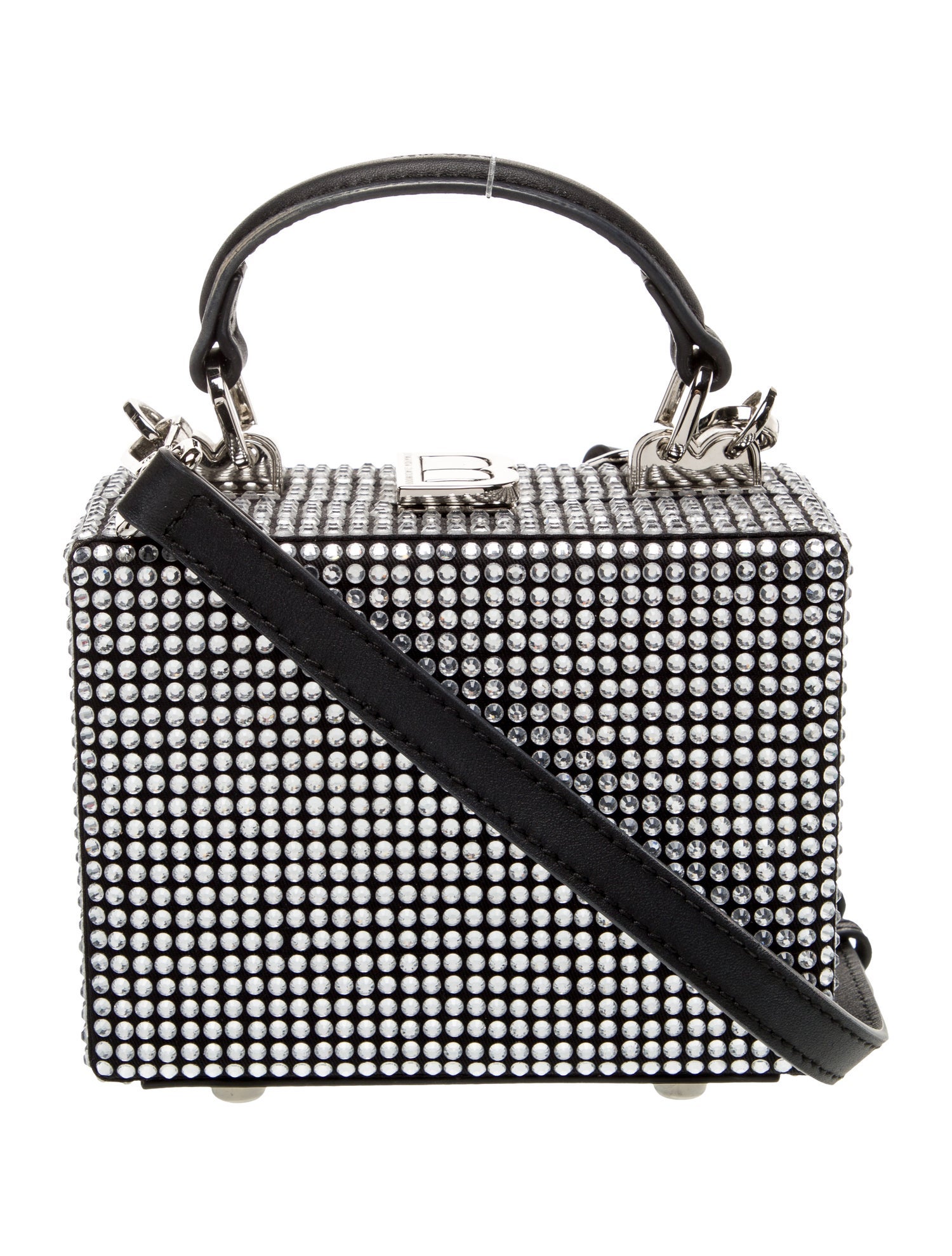 Brandon Blackwood Crystal Bucket Bag