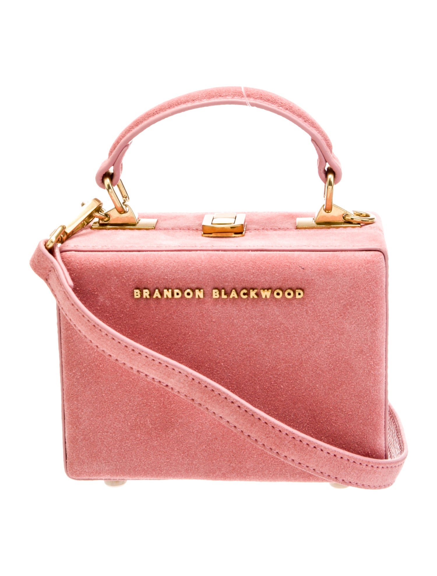 Brandon Blackwood Suede Crossbody Bag