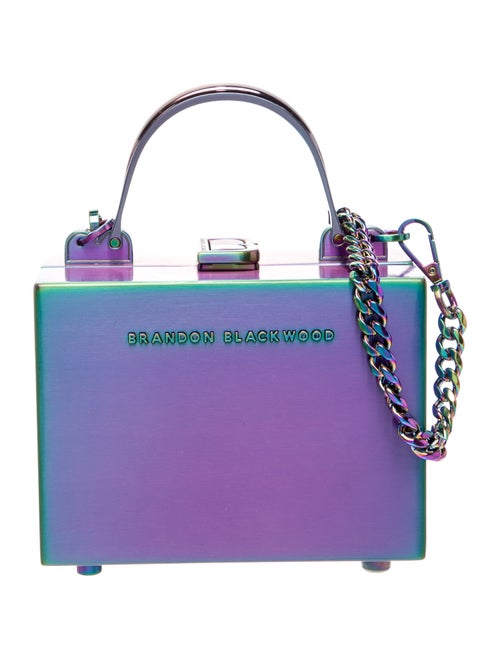 Brandon Blackwood Metal Top Handle Bag