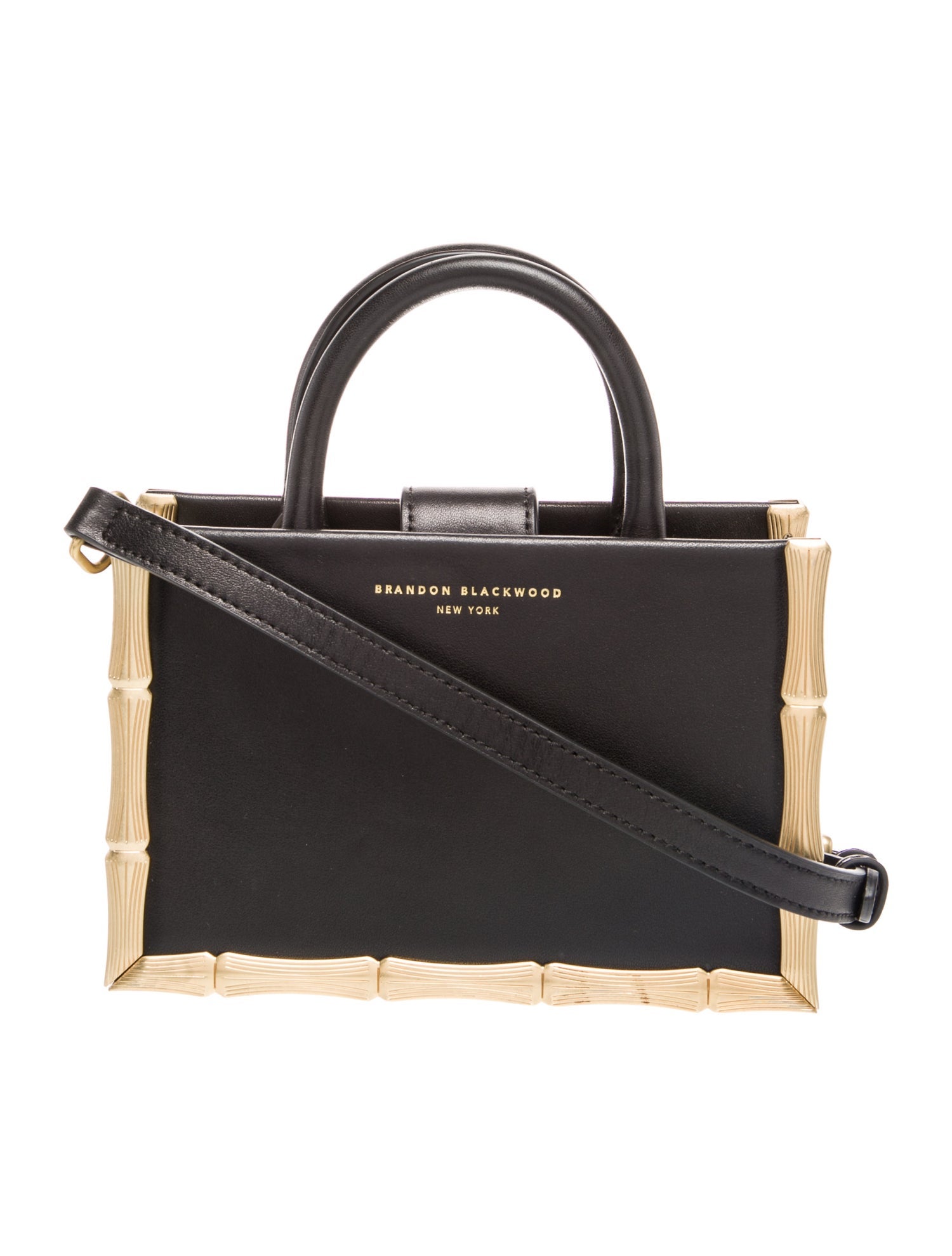 Brandon Blackwood Bamboo Top Handle Bag