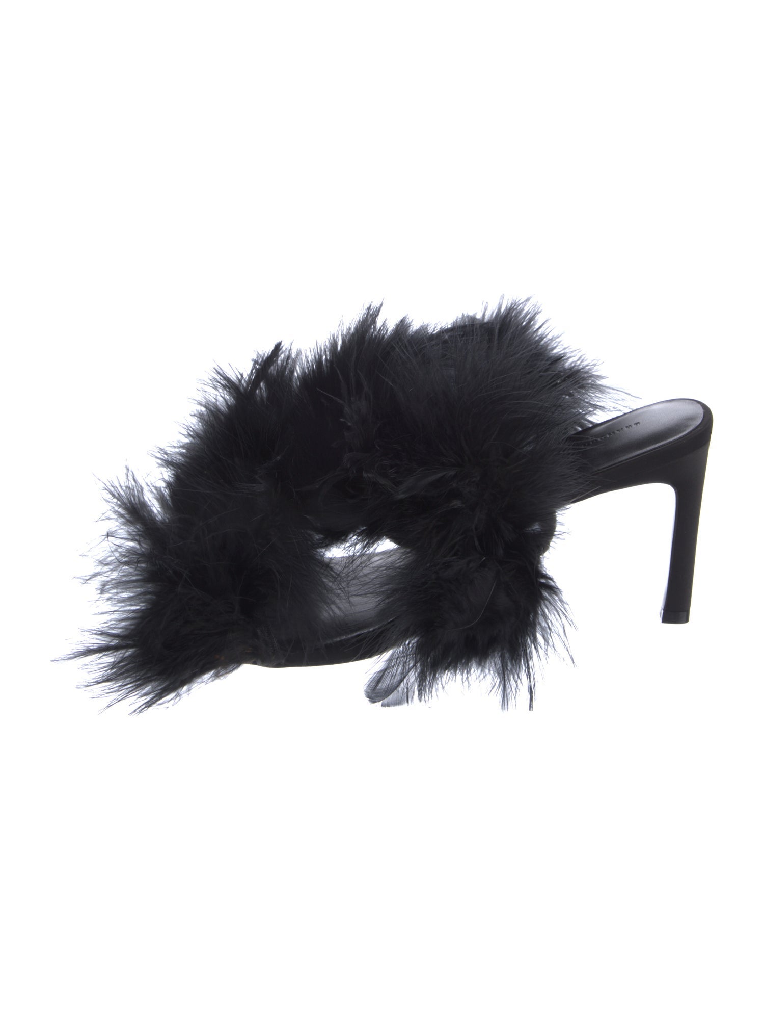 Brandon Blackwood Fur Gladiator Sandals w/ Tags