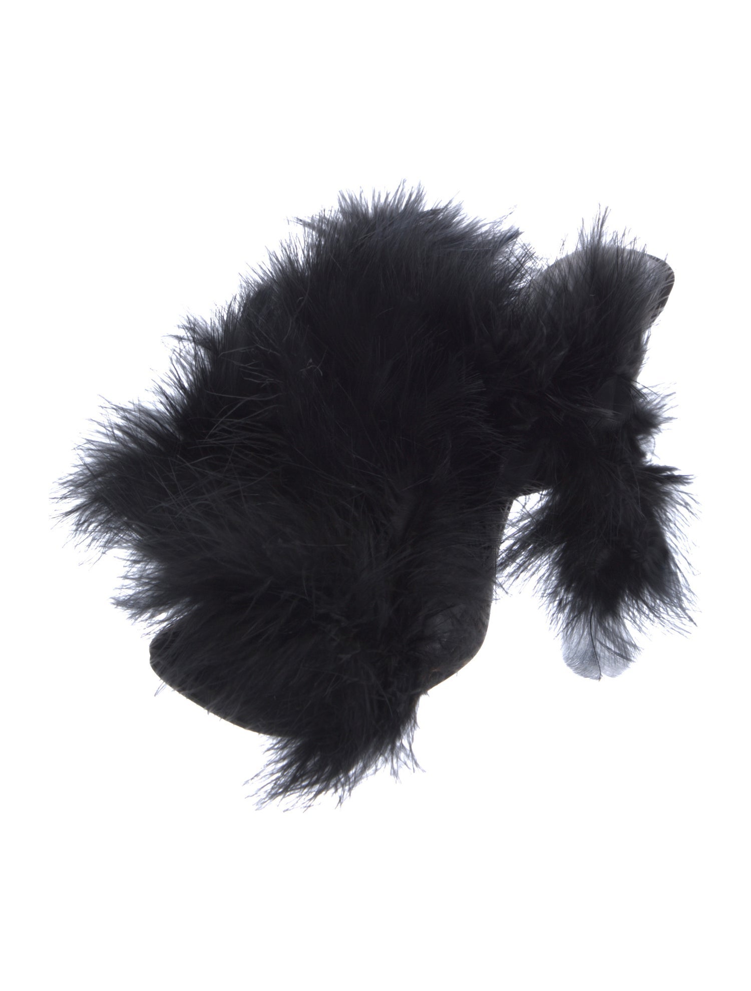 Brandon Blackwood Fur Gladiator Sandals w/ Tags