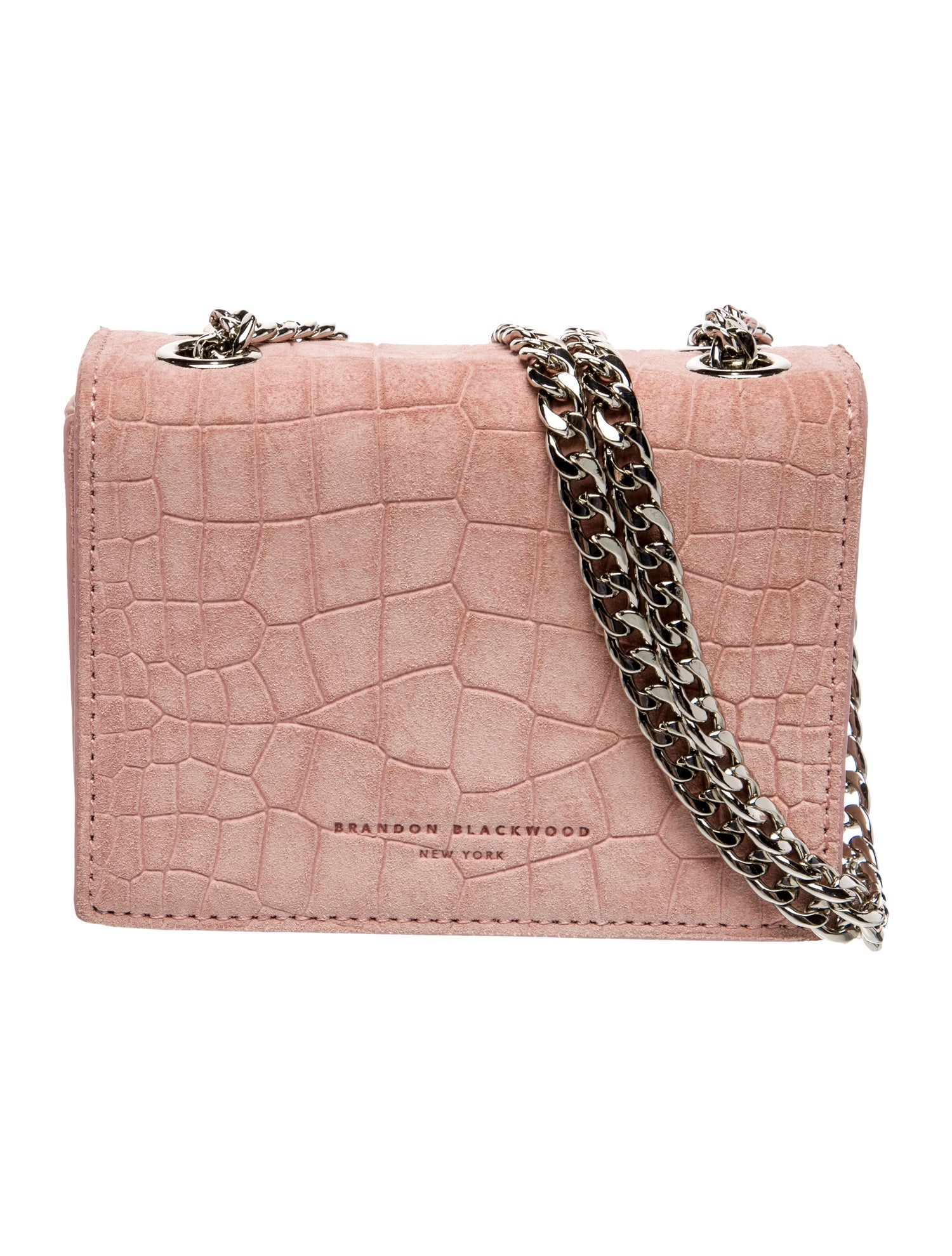 Brandon Blackwood Suede Crossbody Bag