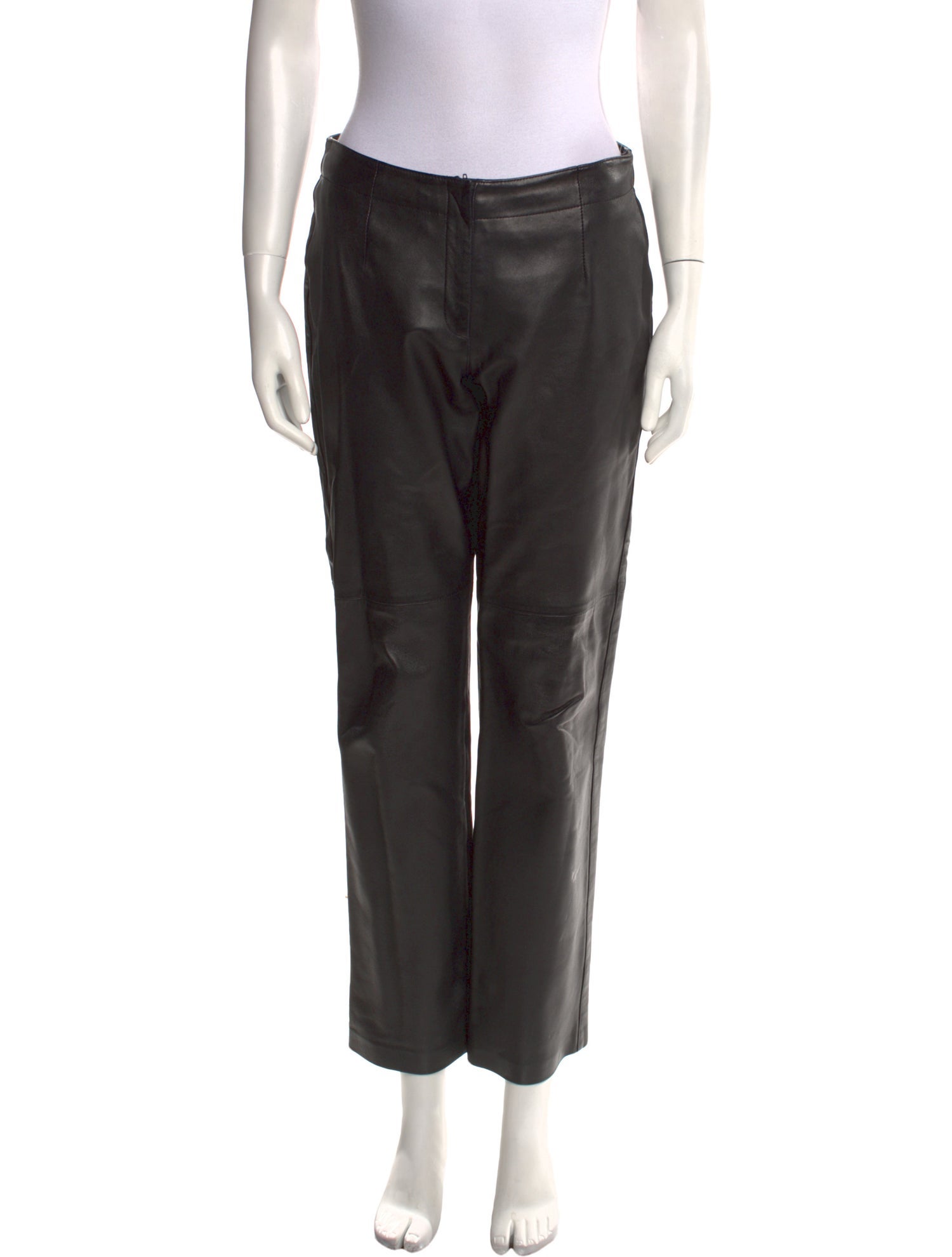 Bagatelle Leather Straight Leg Pants