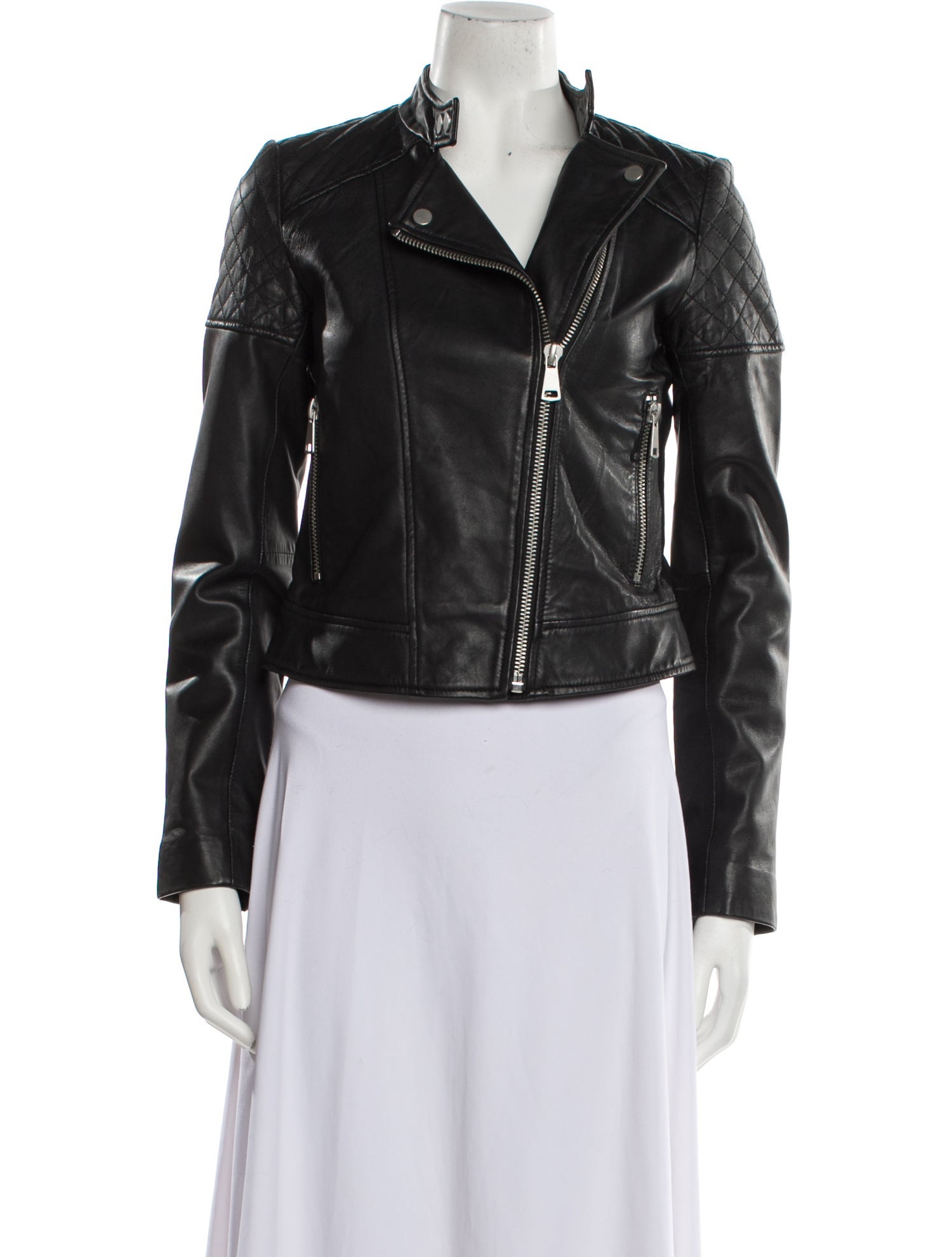 Bagatelle Leather Biker Jacket