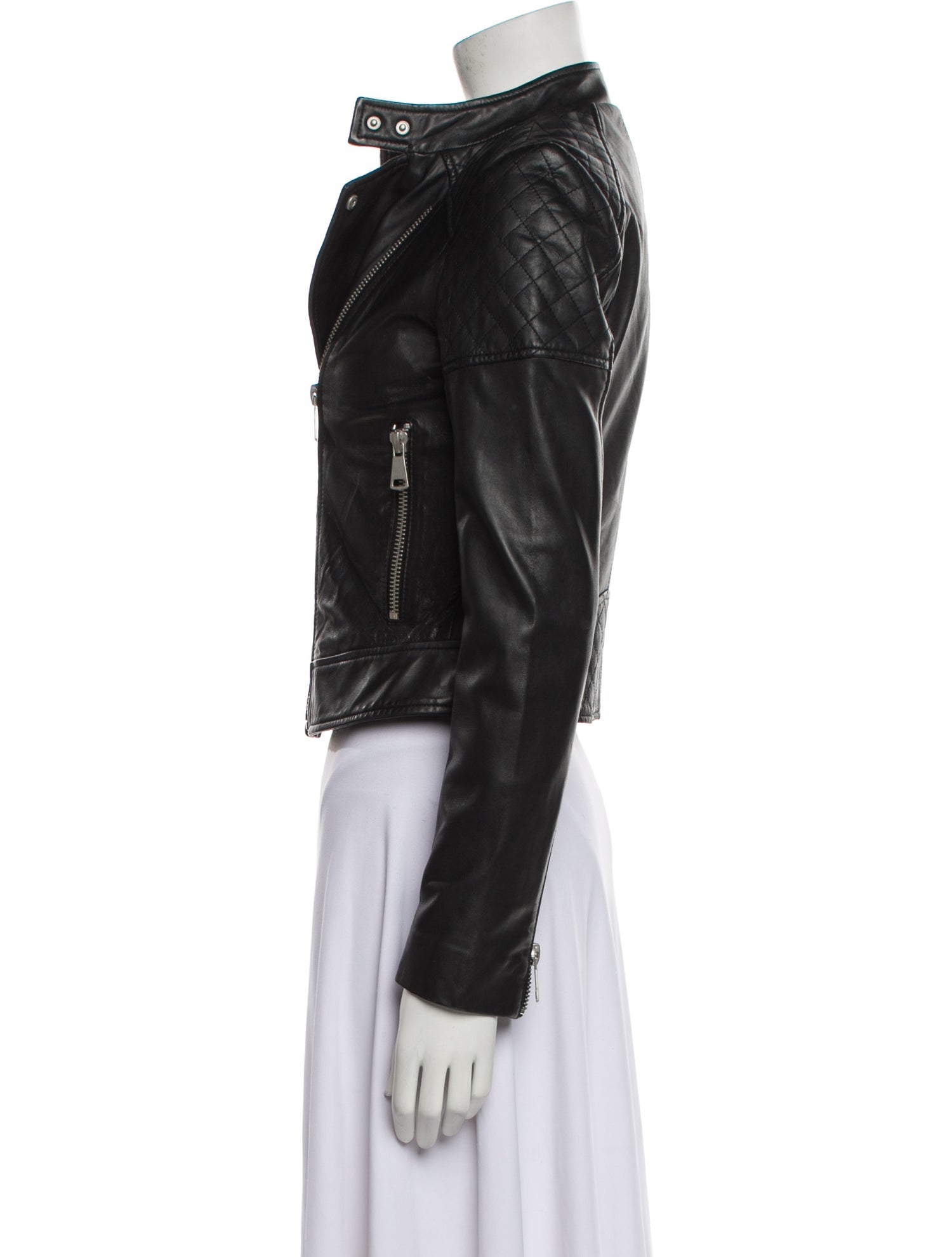 Bagatelle Leather Biker Jacket