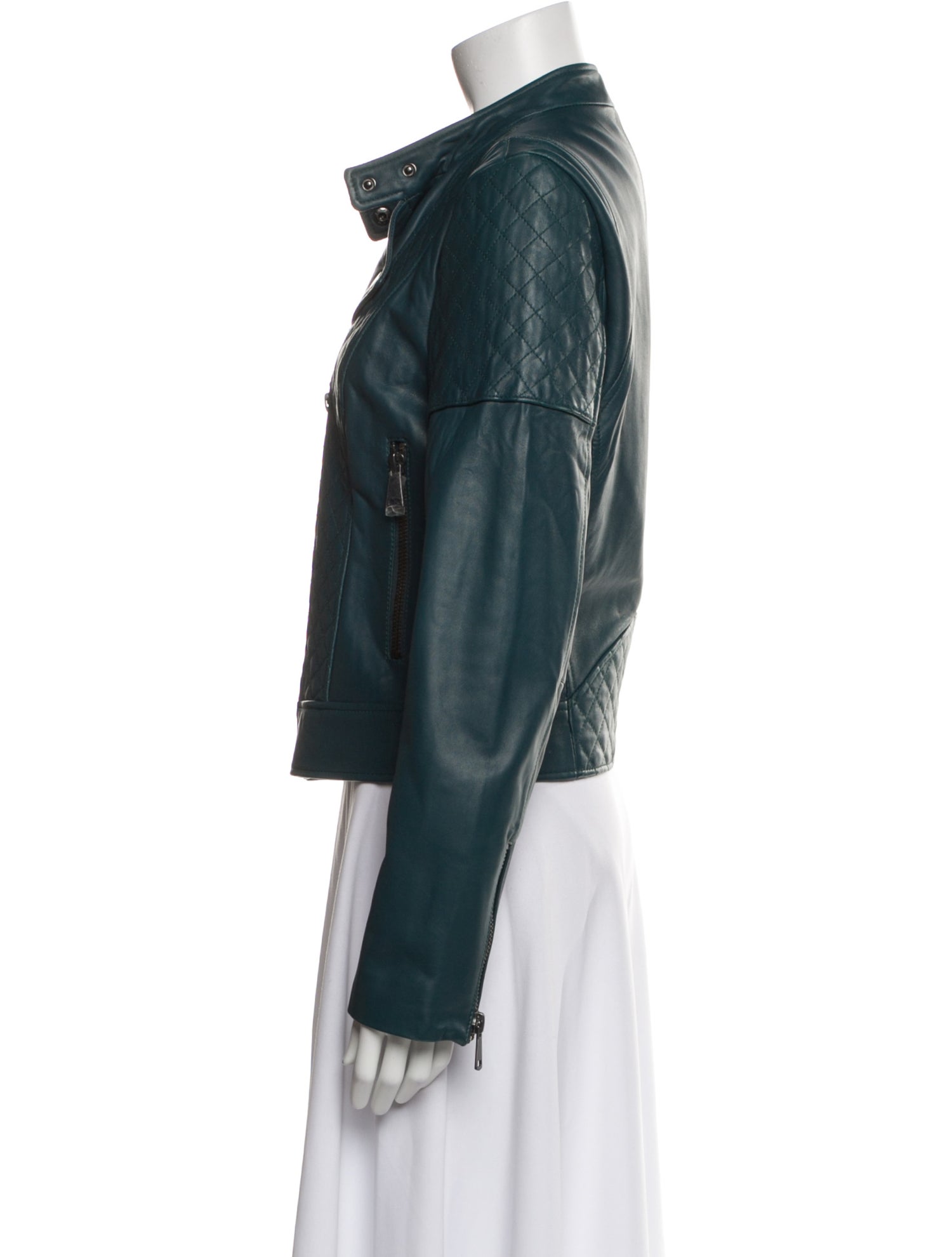 Bagatelle Leather Biker Jacket