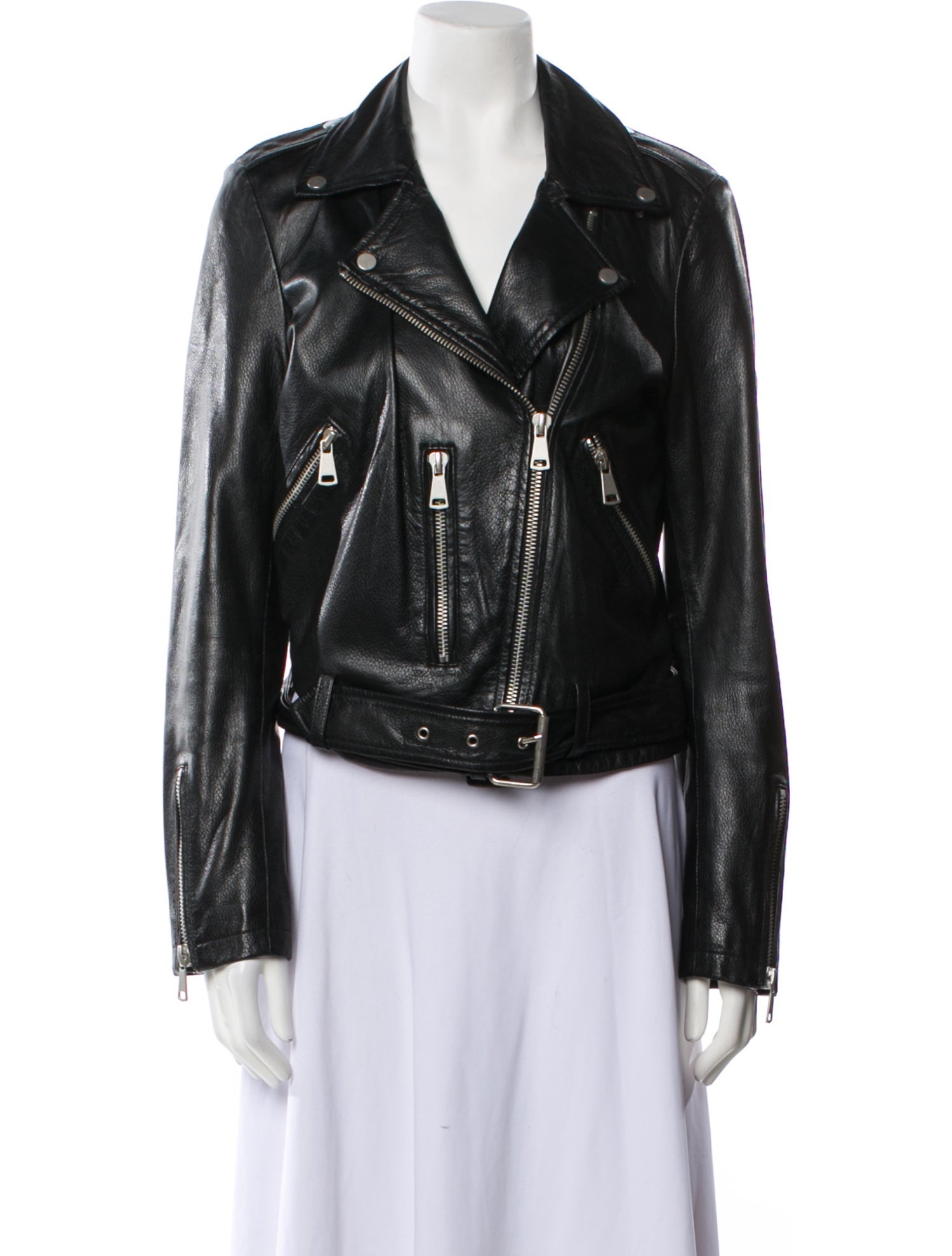 Bagatelle Leather Biker Jacket