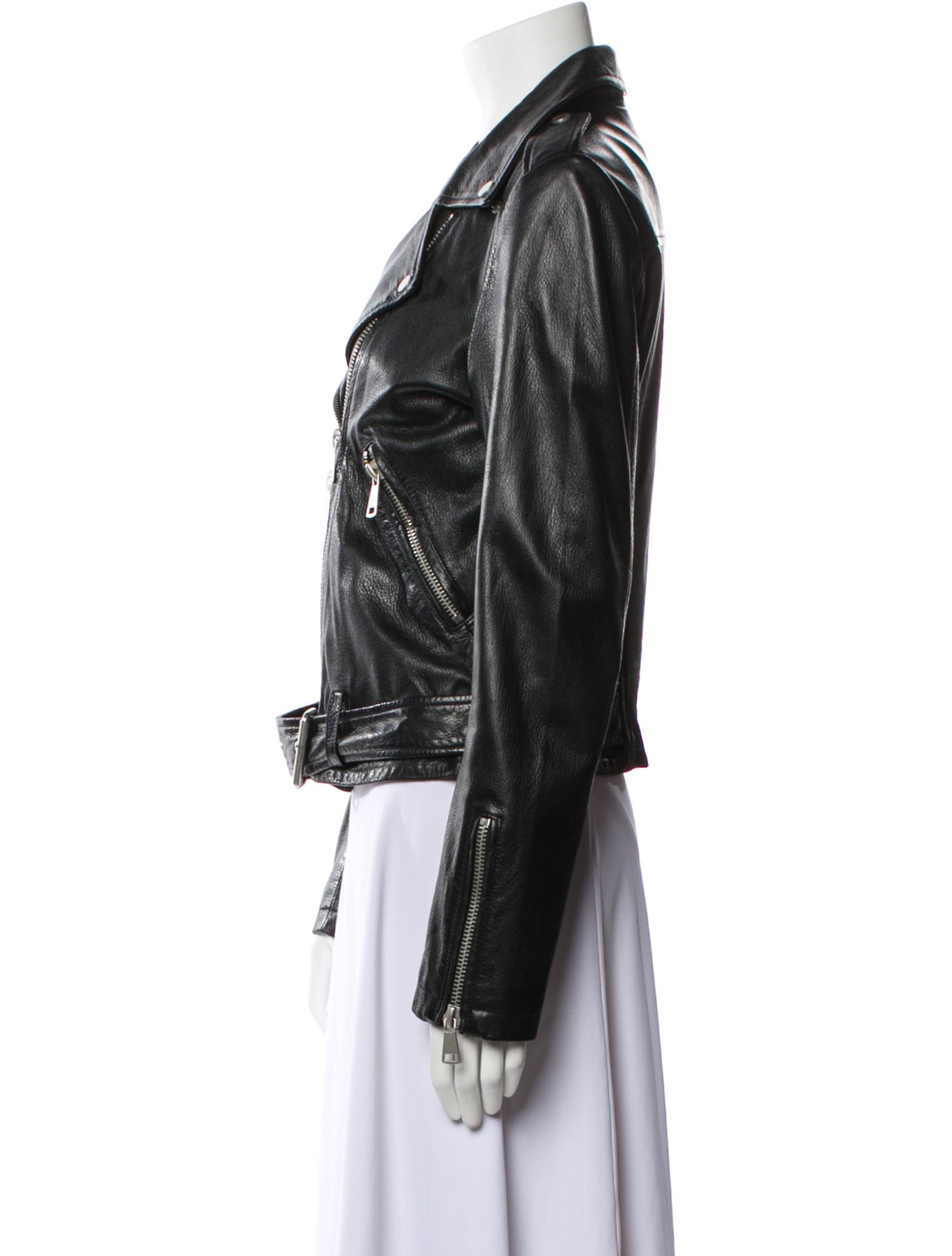 Bagatelle Leather Biker Jacket