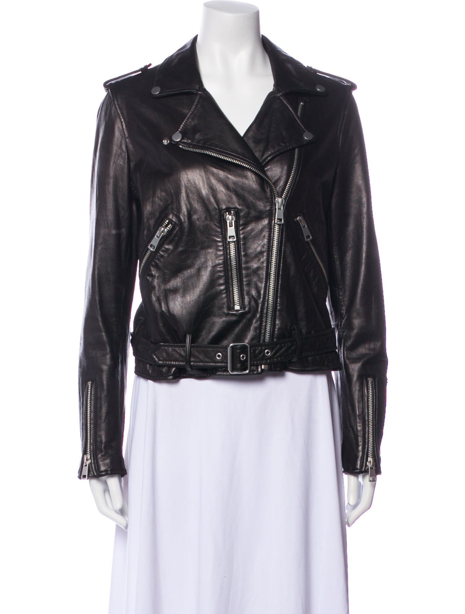 Bagatelle Leather Biker Jacket
