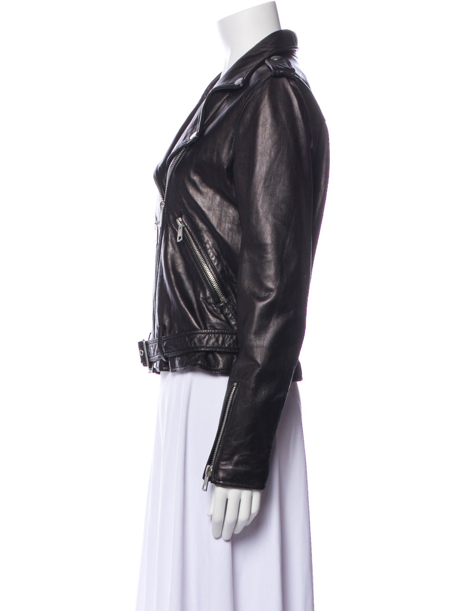 Bagatelle Leather Biker Jacket