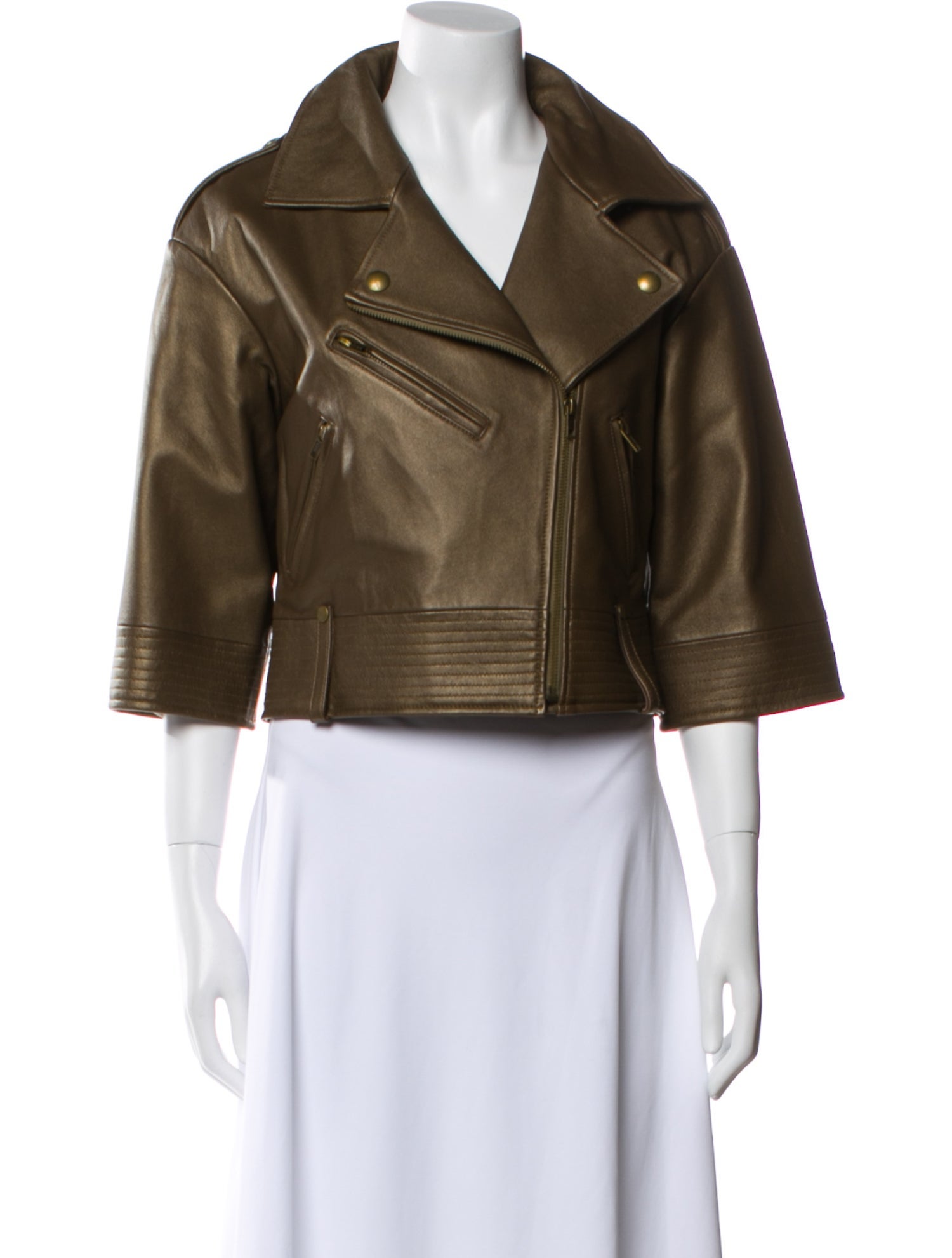 Bagatelle Leather Biker Jacket