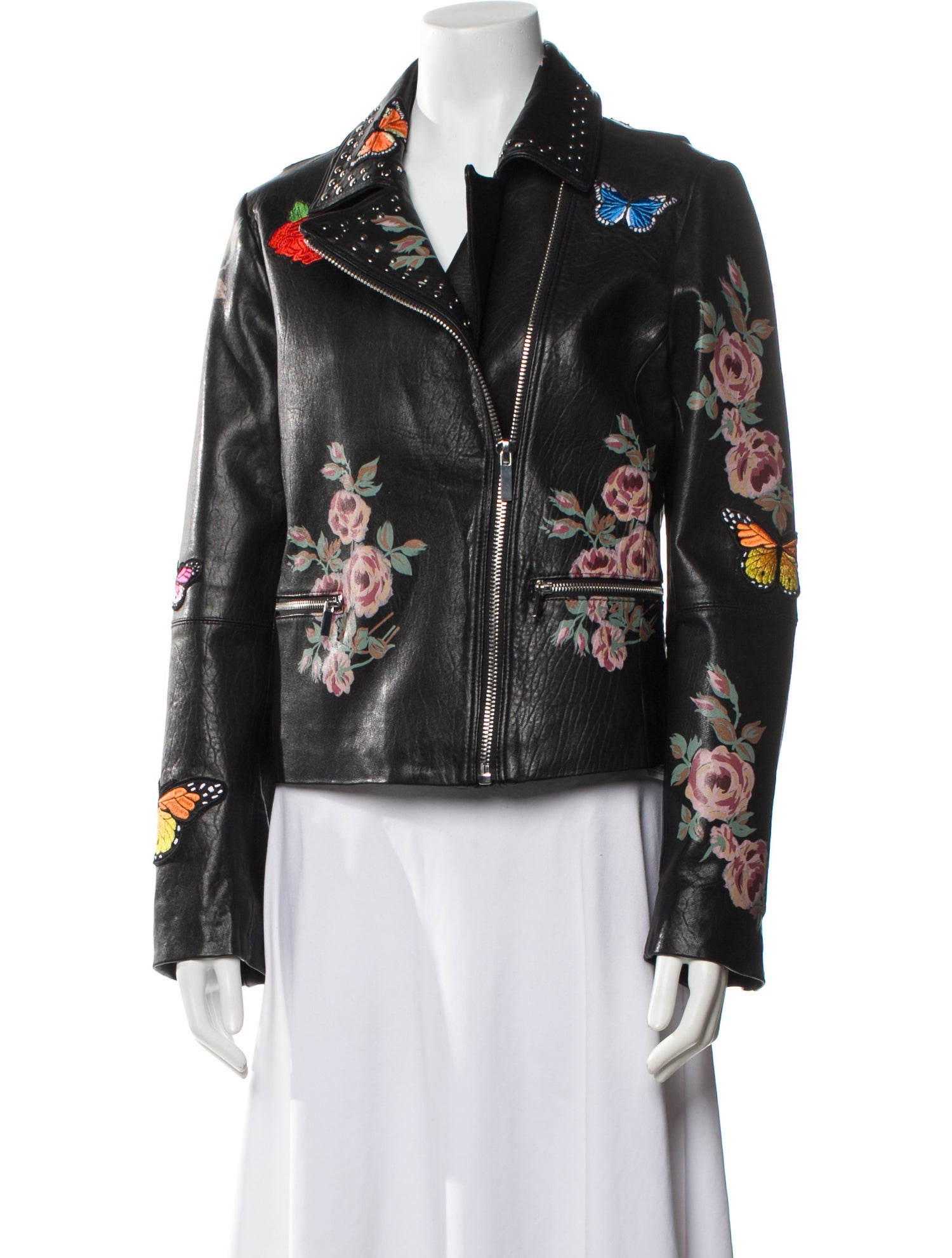 Bagatelle Vintage Leather Biker Jacket