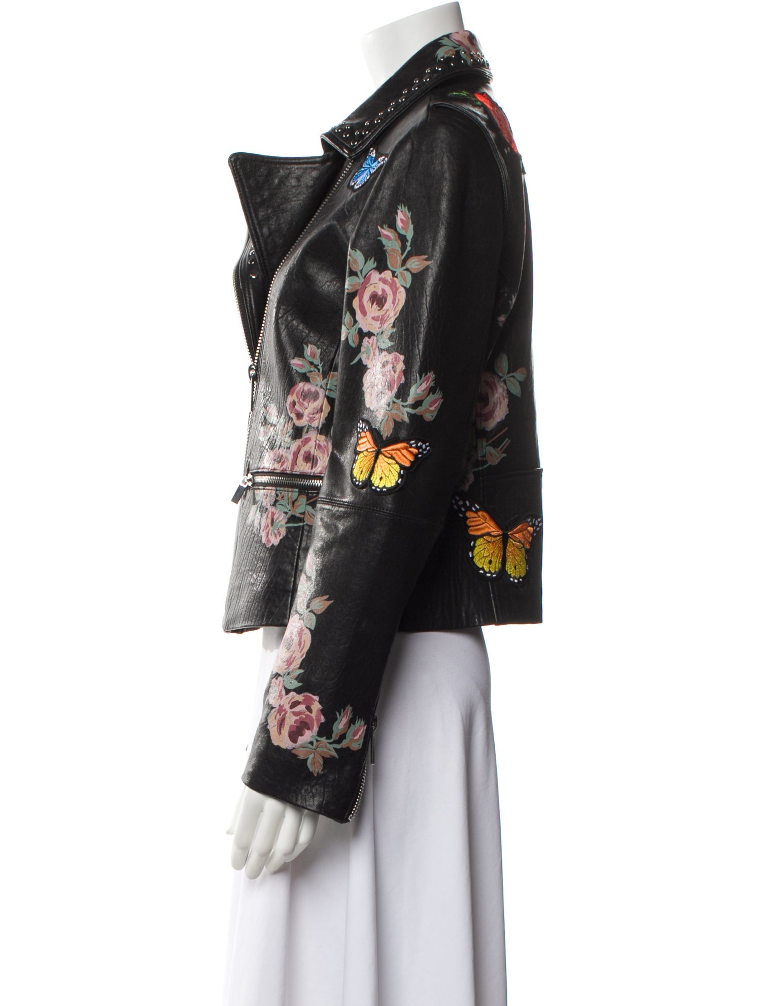 Bagatelle Vintage Leather Biker Jacket