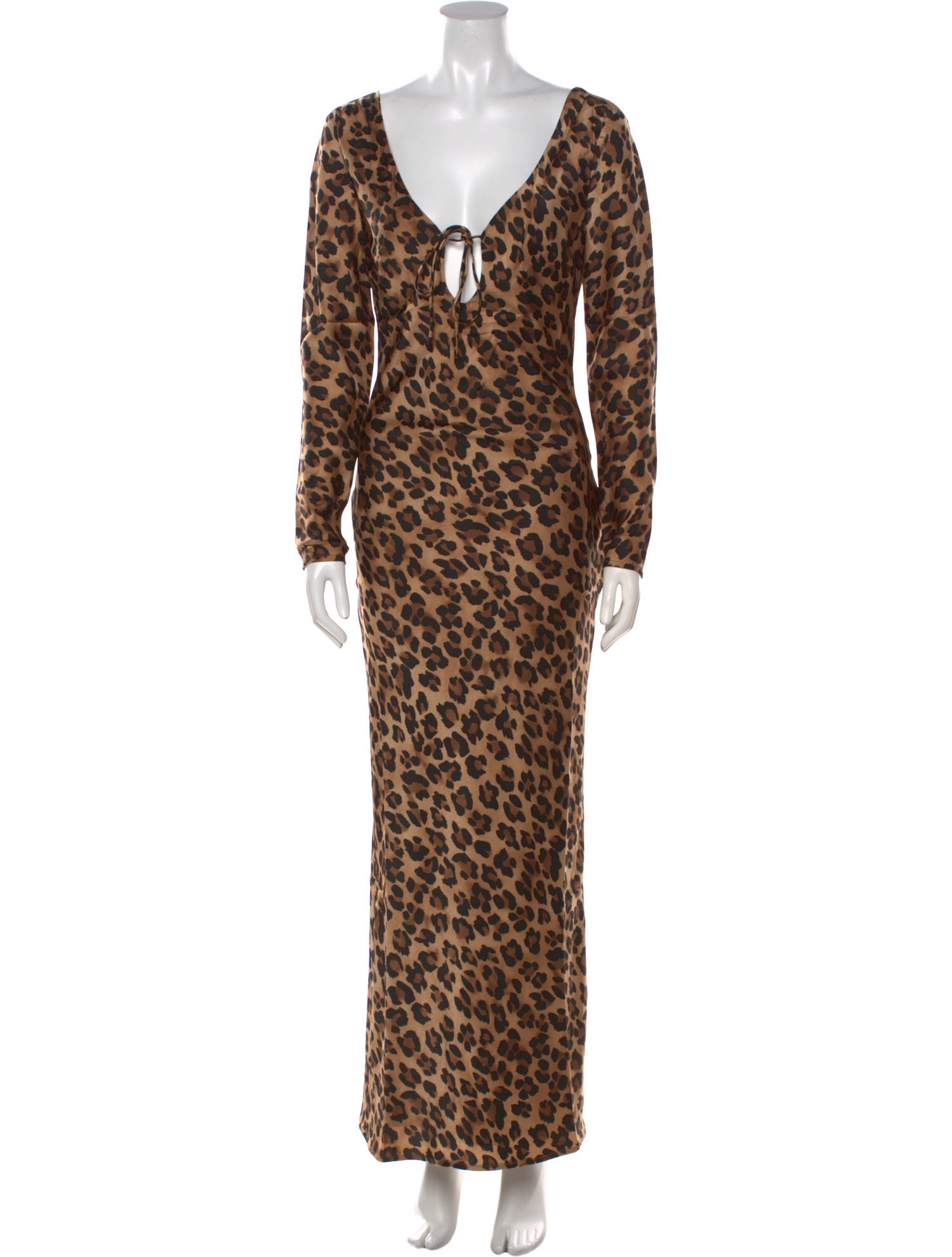 Bardot Animal Print Long Dress w/ Tags