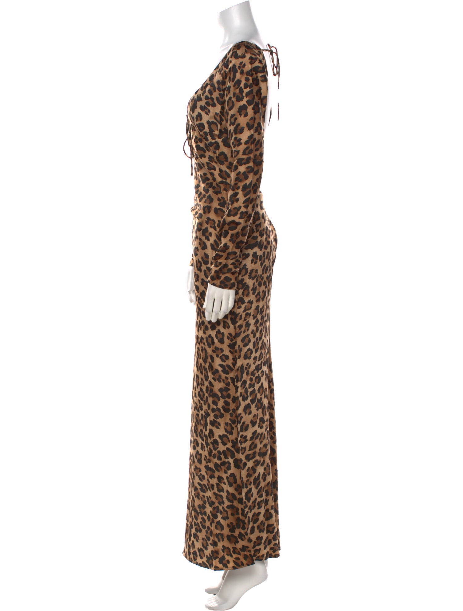 Bardot Animal Print Long Dress w/ Tags