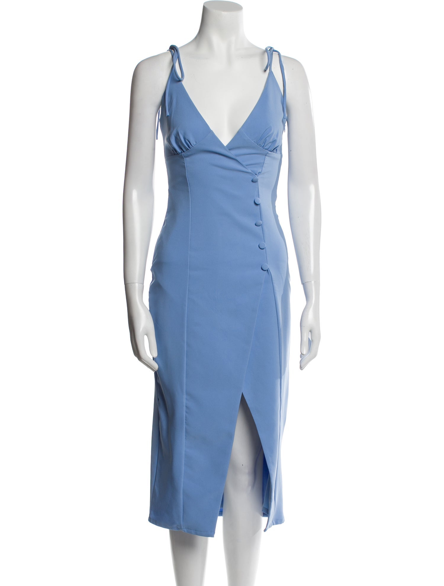 Camila Coelho V-Neck Knee-Length Dress