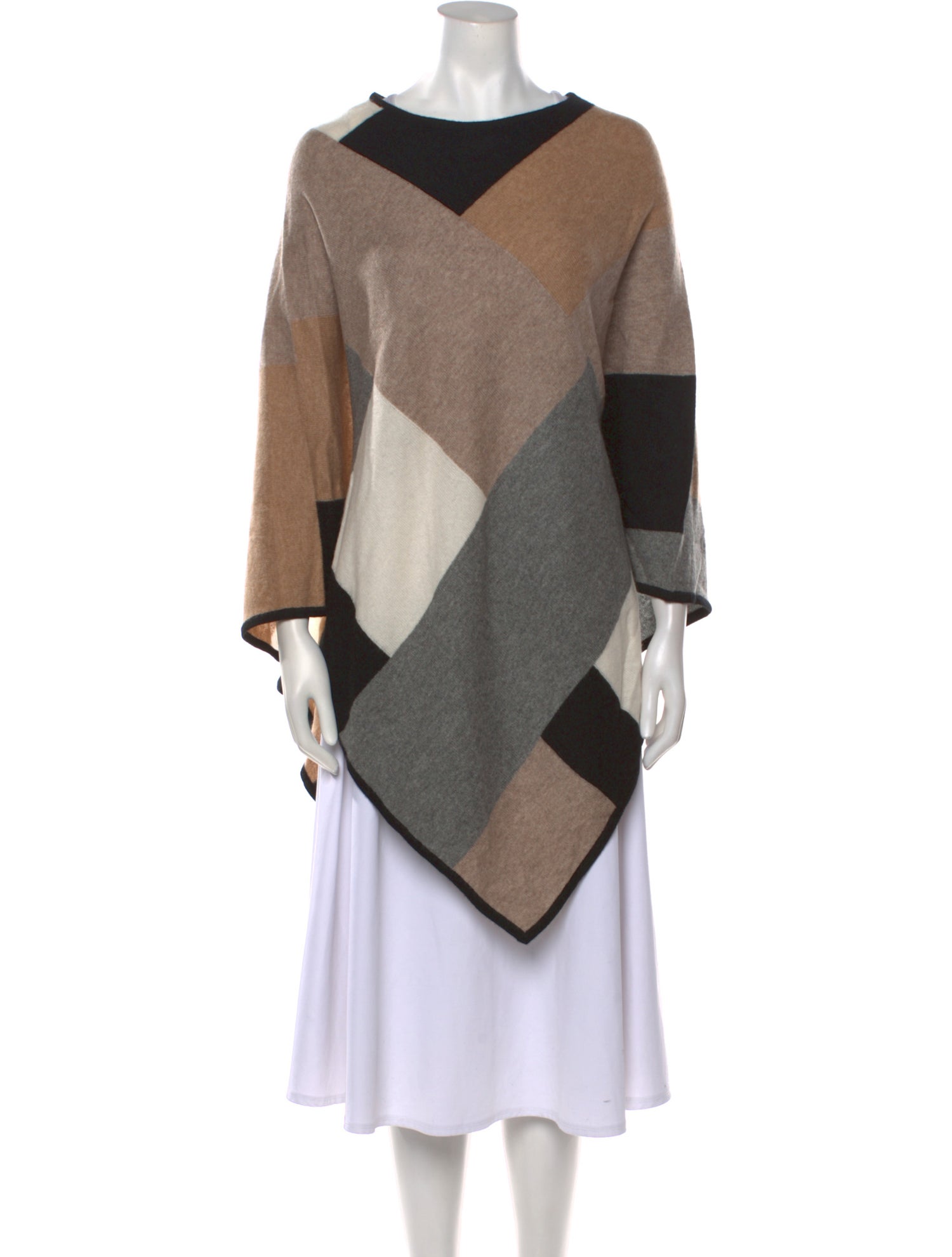 Charter Club Wool Colorblock Pattern Sweater w/ Tags