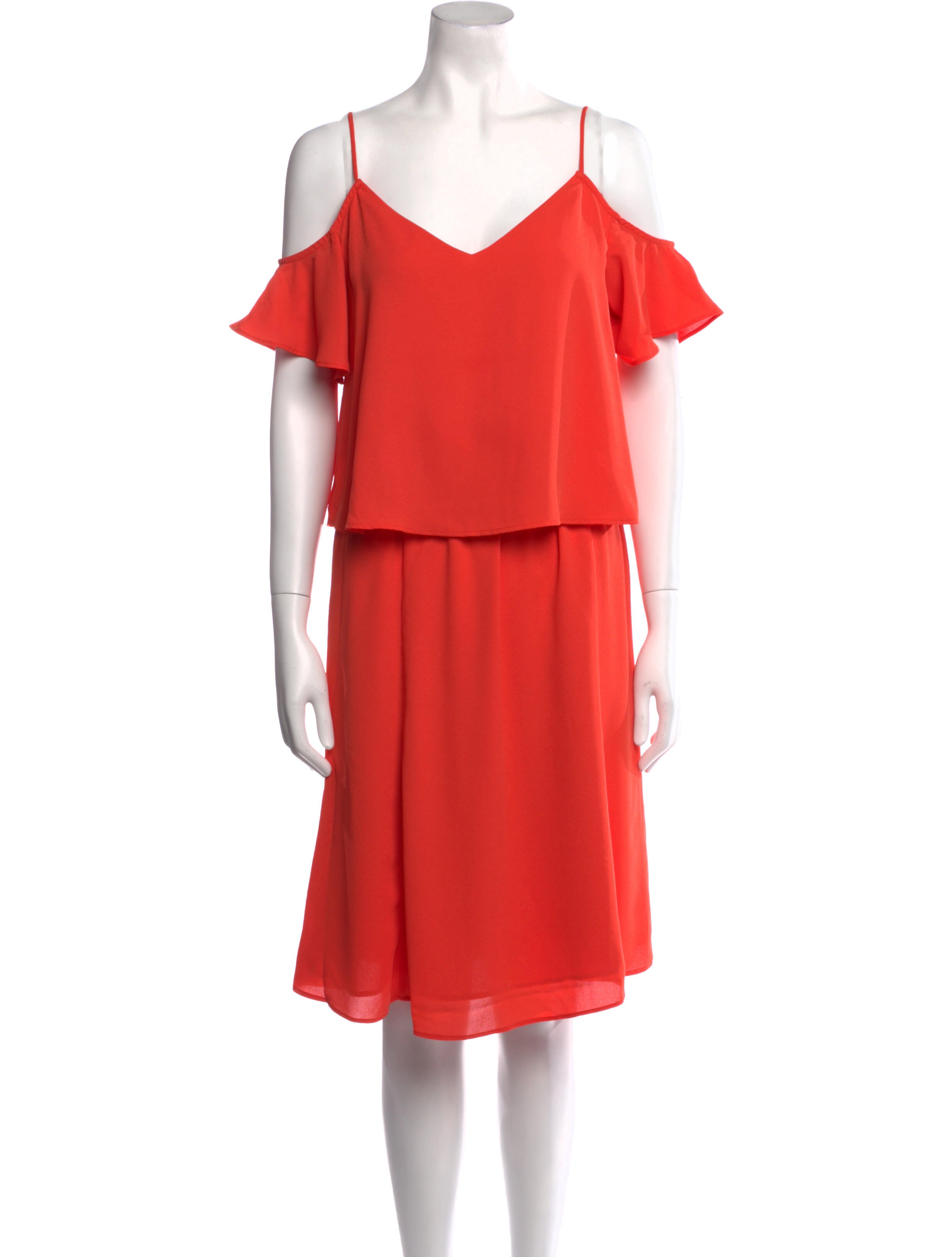 Cooper & Ella V-Neck Knee-Length Dress
