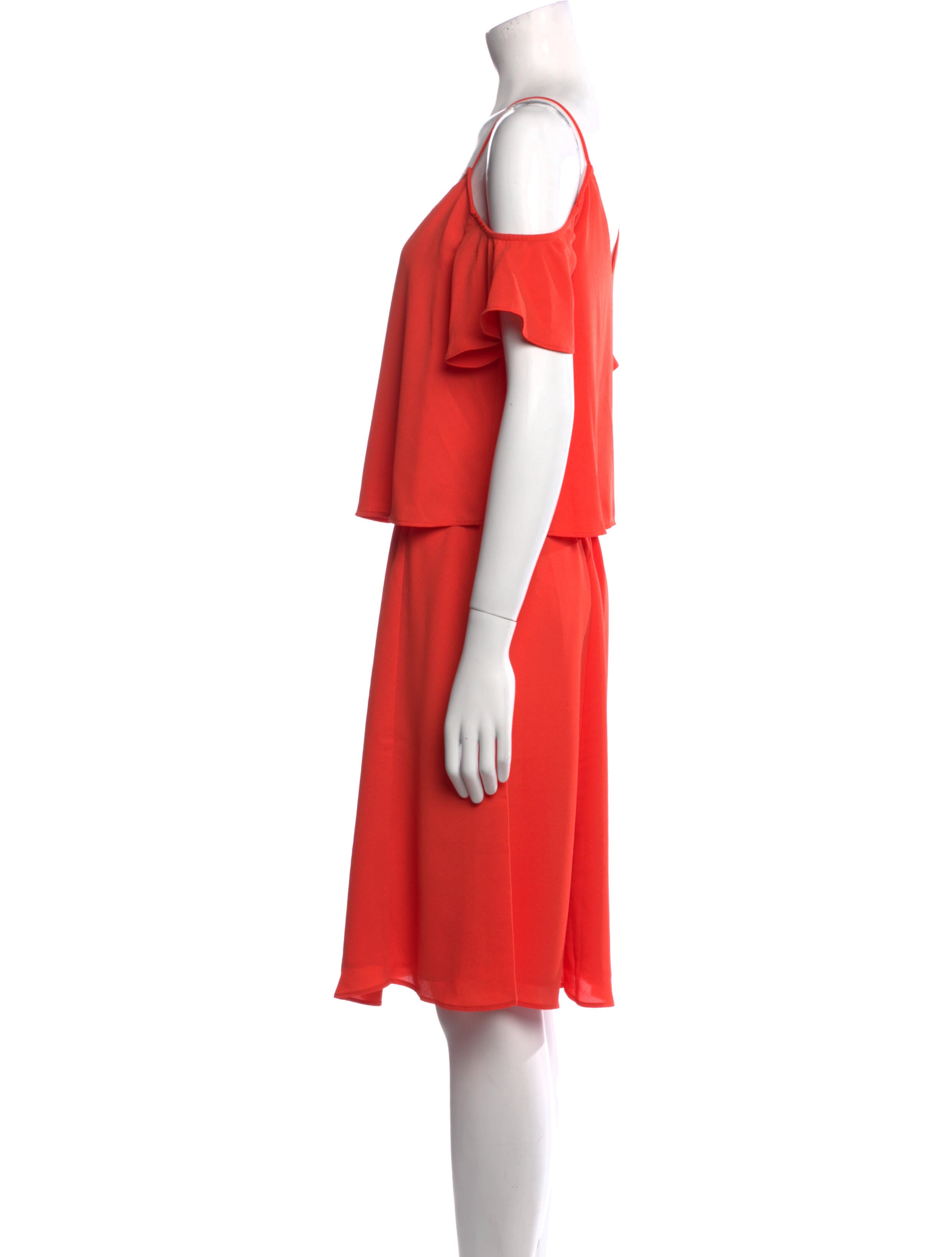 Cooper & Ella V-Neck Knee-Length Dress