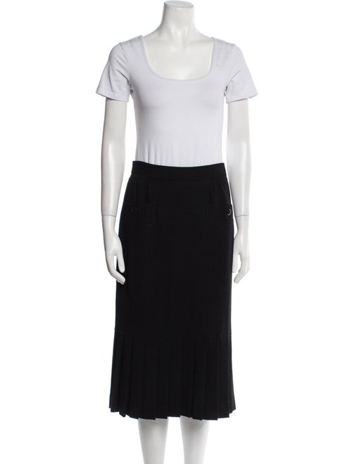 Cassandra Los Angeles Wool Houndstooth Print Skirt Suit