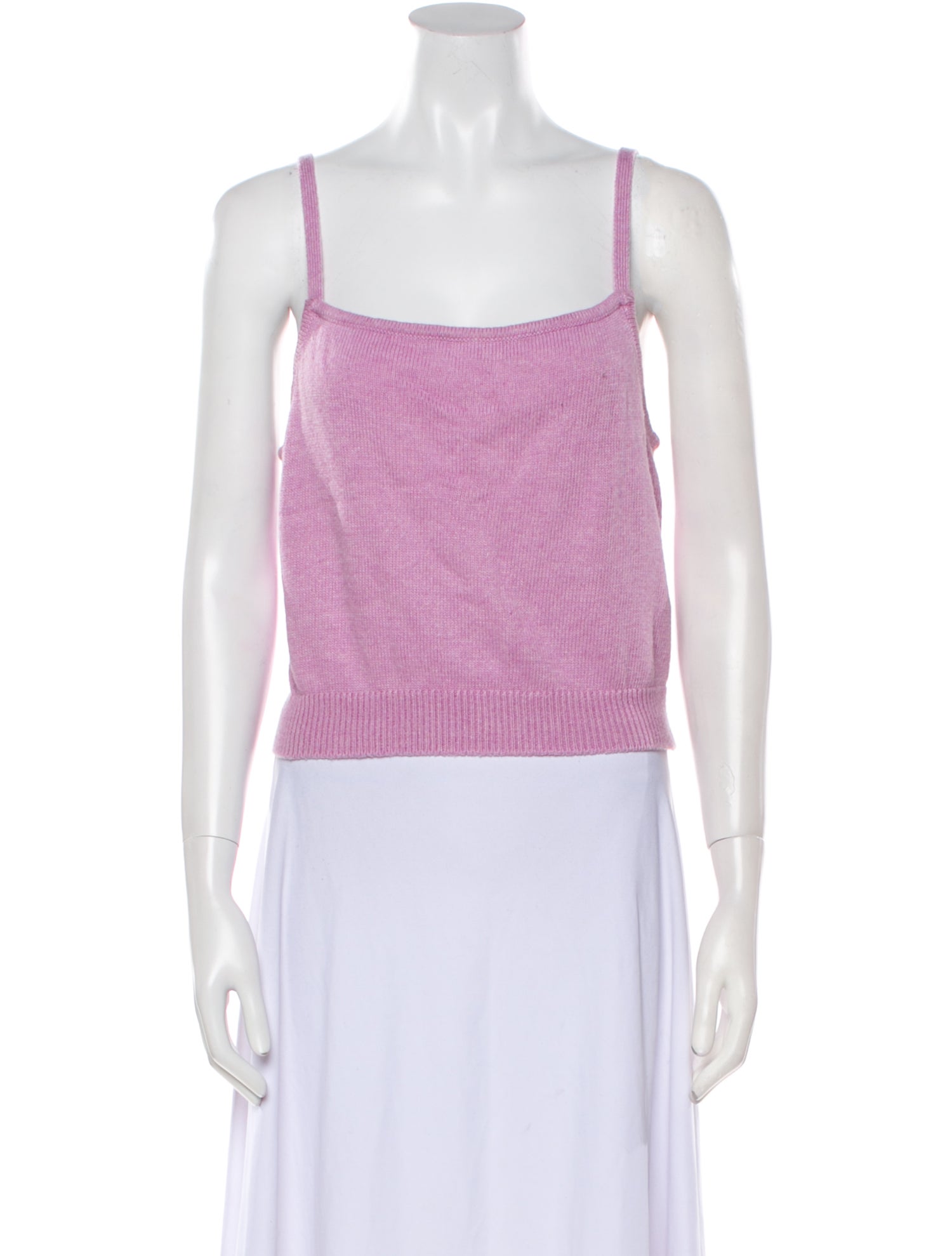 Callahan Square Neckline Sleeveless Crop Top