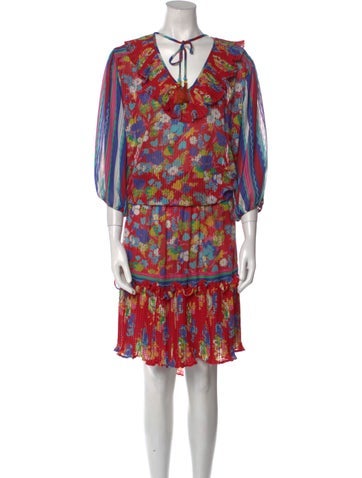 Diane Freis Dresses Vintage Midi Length Dress XL