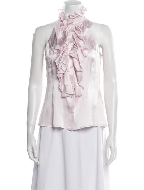 DMN Silk Turtleneck Blouse