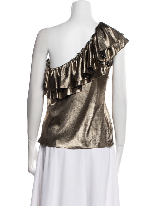 DMN One-Shoulder Short Sleeve Blouse