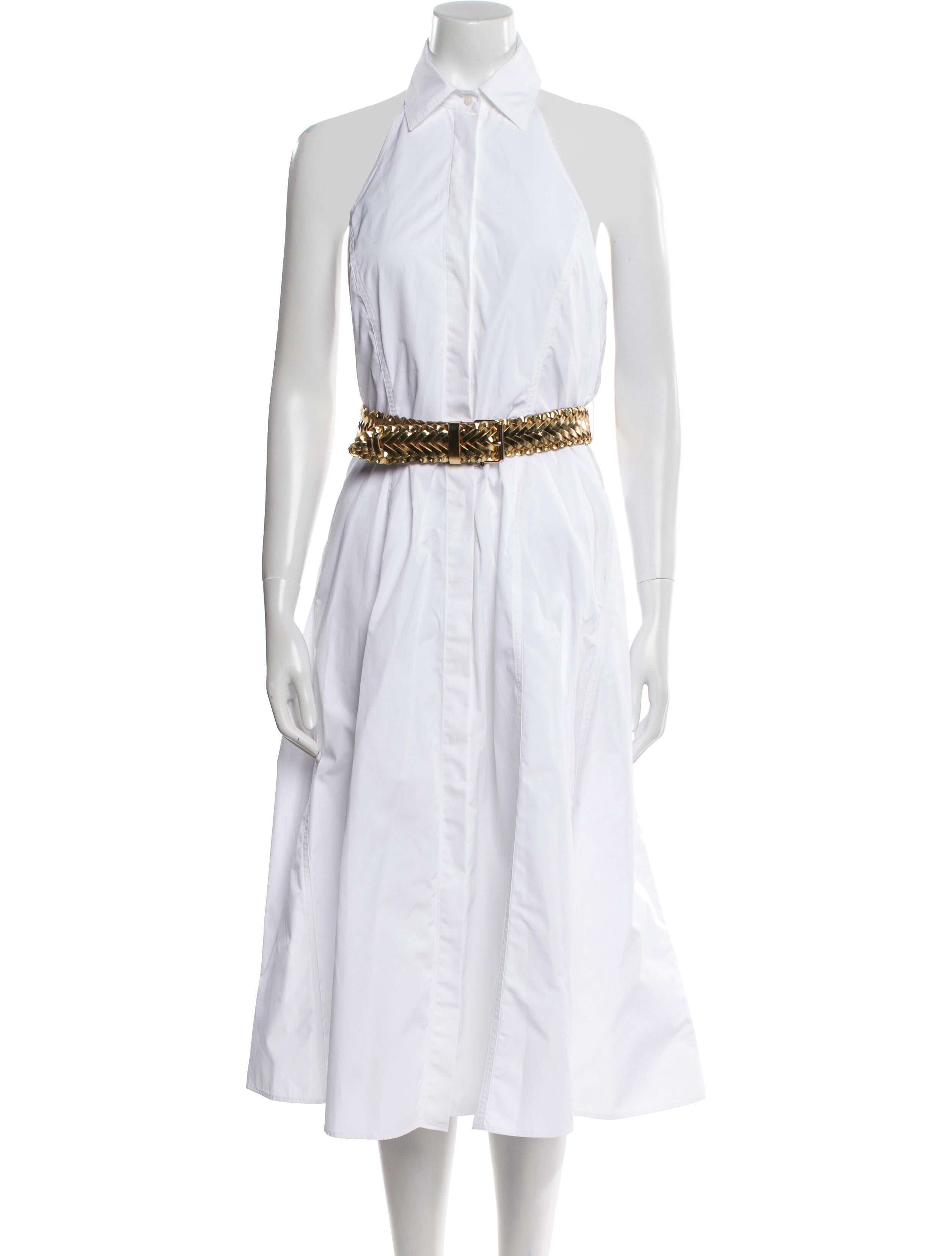 DMN Halterneck Midi Length Dress