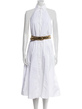 DMN Halterneck Midi Length Dress