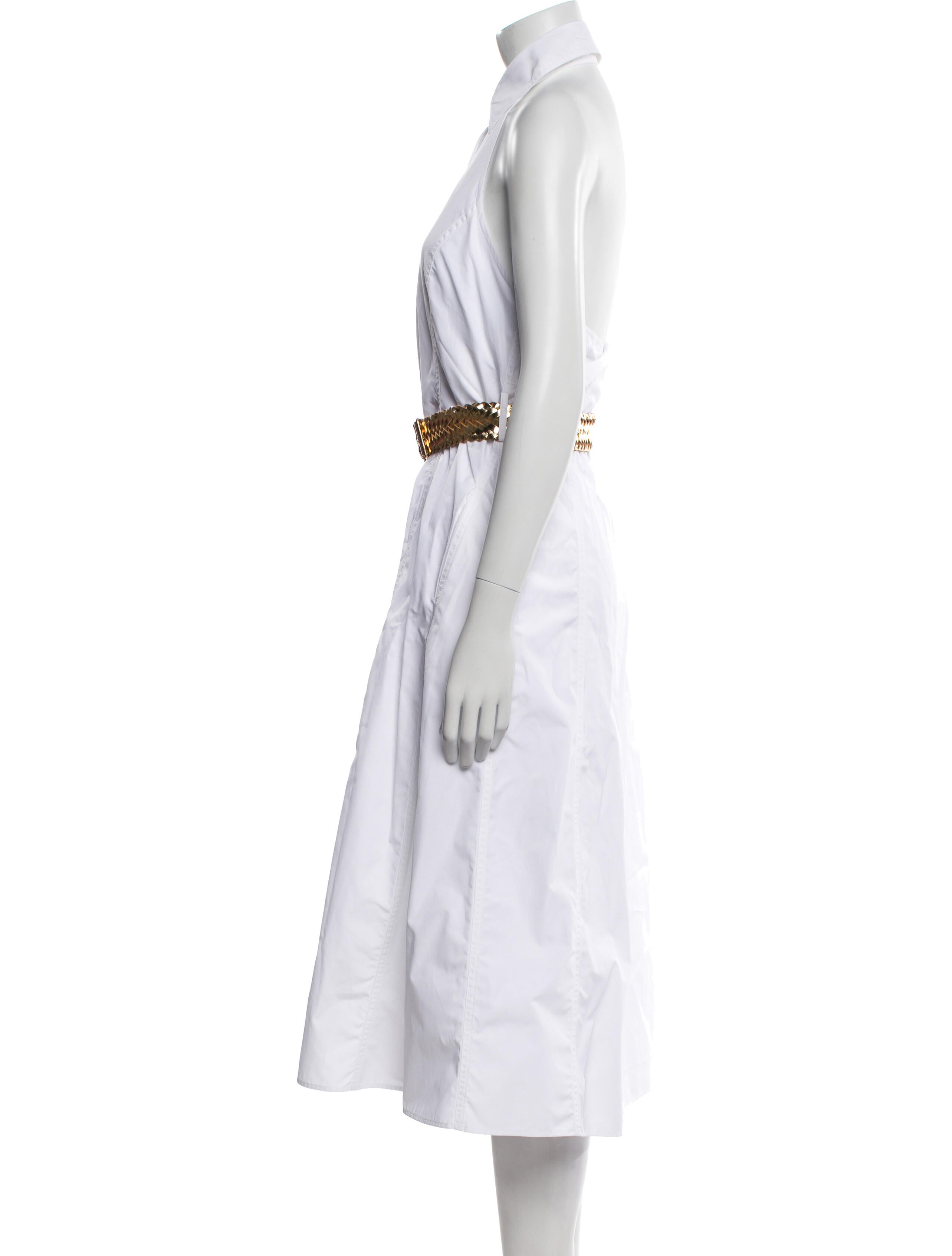 DMN Halterneck Midi Length Dress