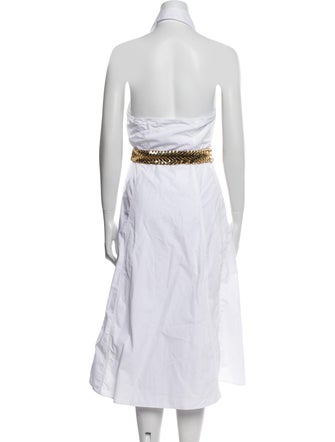 DMN Halterneck Midi Length Dress