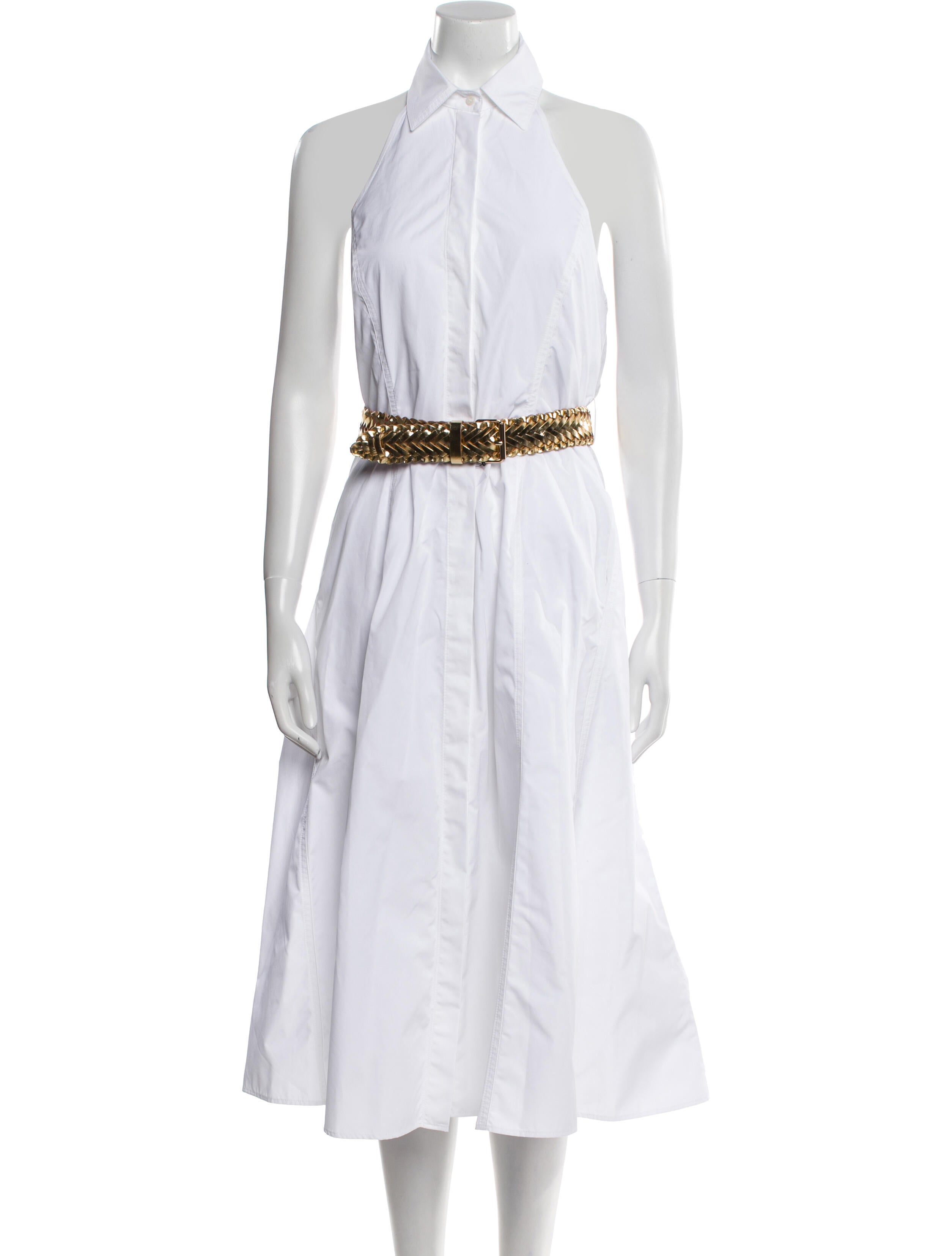 DMN Halterneck Midi Length Dress