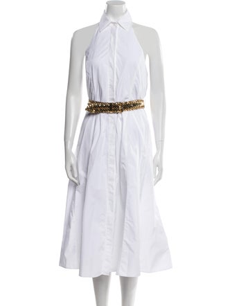 DMN Halterneck Midi Length Dress