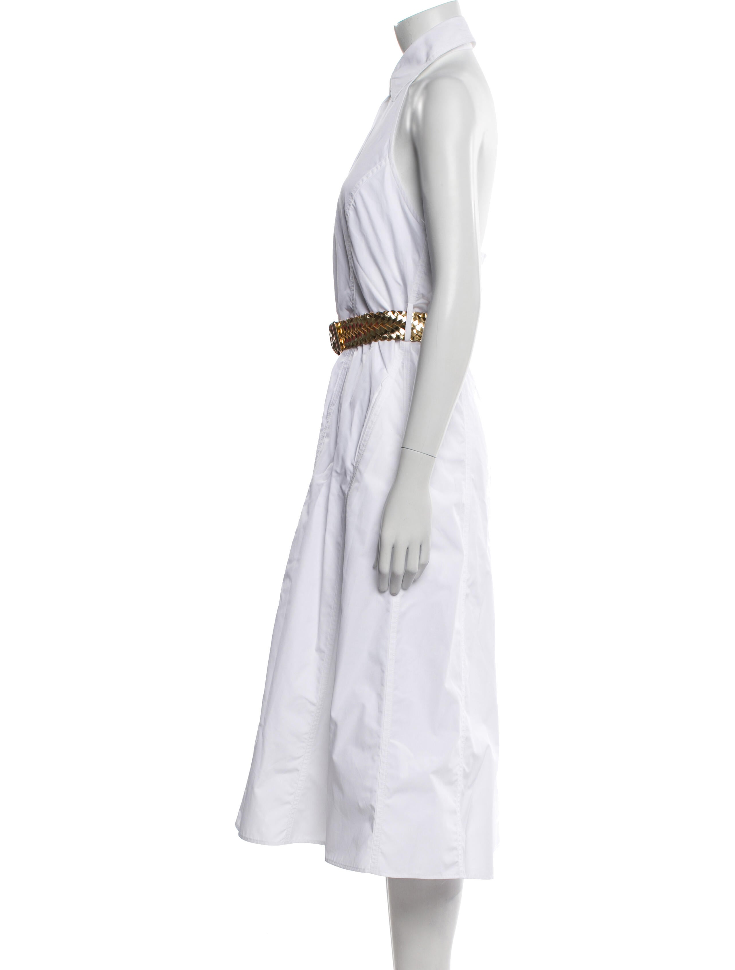 DMN Halterneck Midi Length Dress