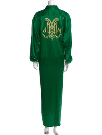 DMN Silk Long Dress