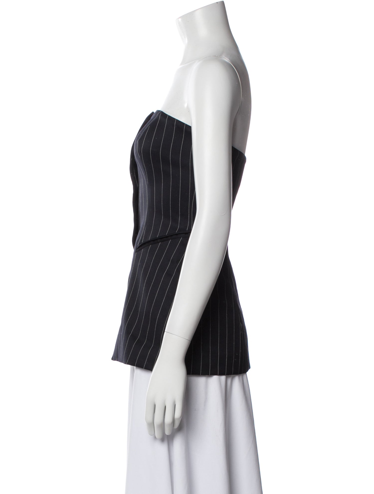 DMN Virgin Wool Striped Top