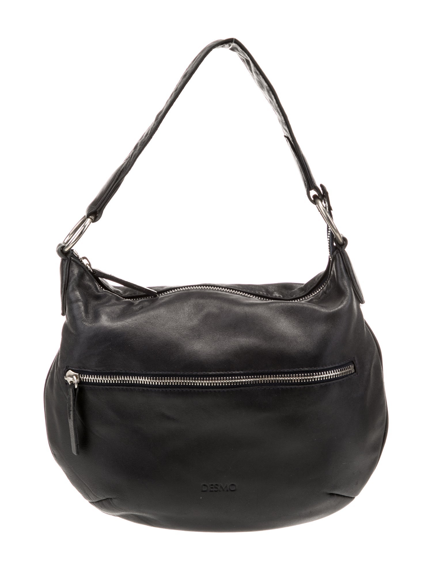 Desmo Leather Top Handle Bag