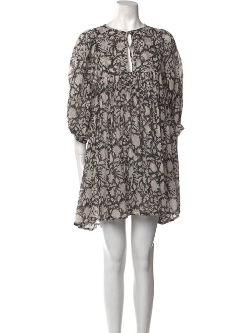 Daughters of India Printed Mini Dress