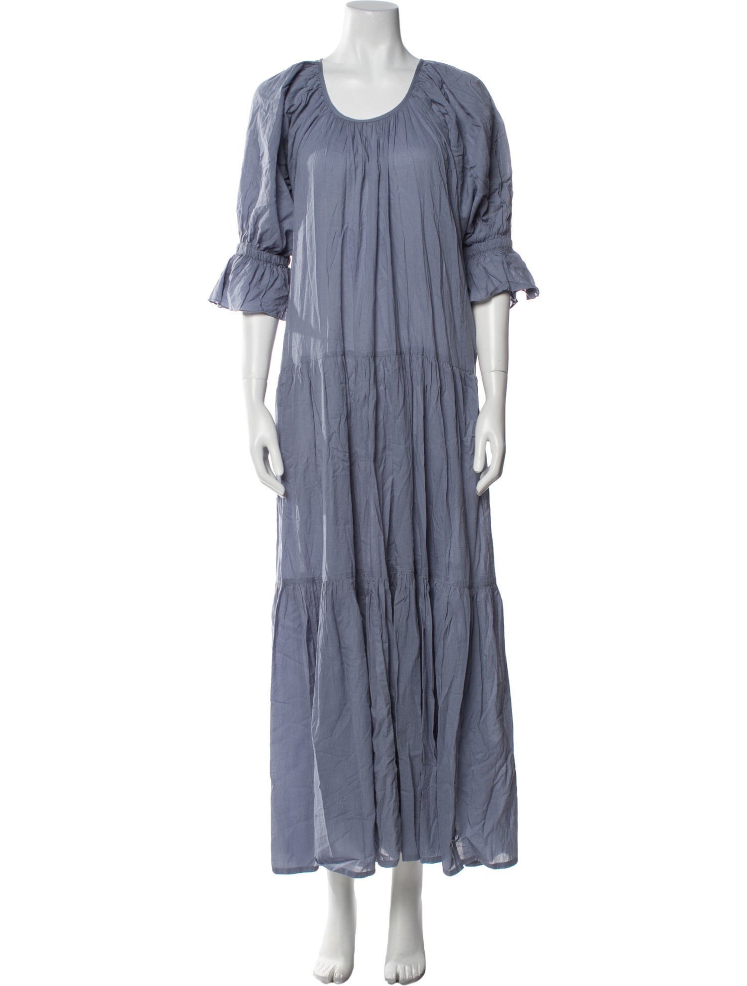 Daughters of India Scoop Neck Long Dress