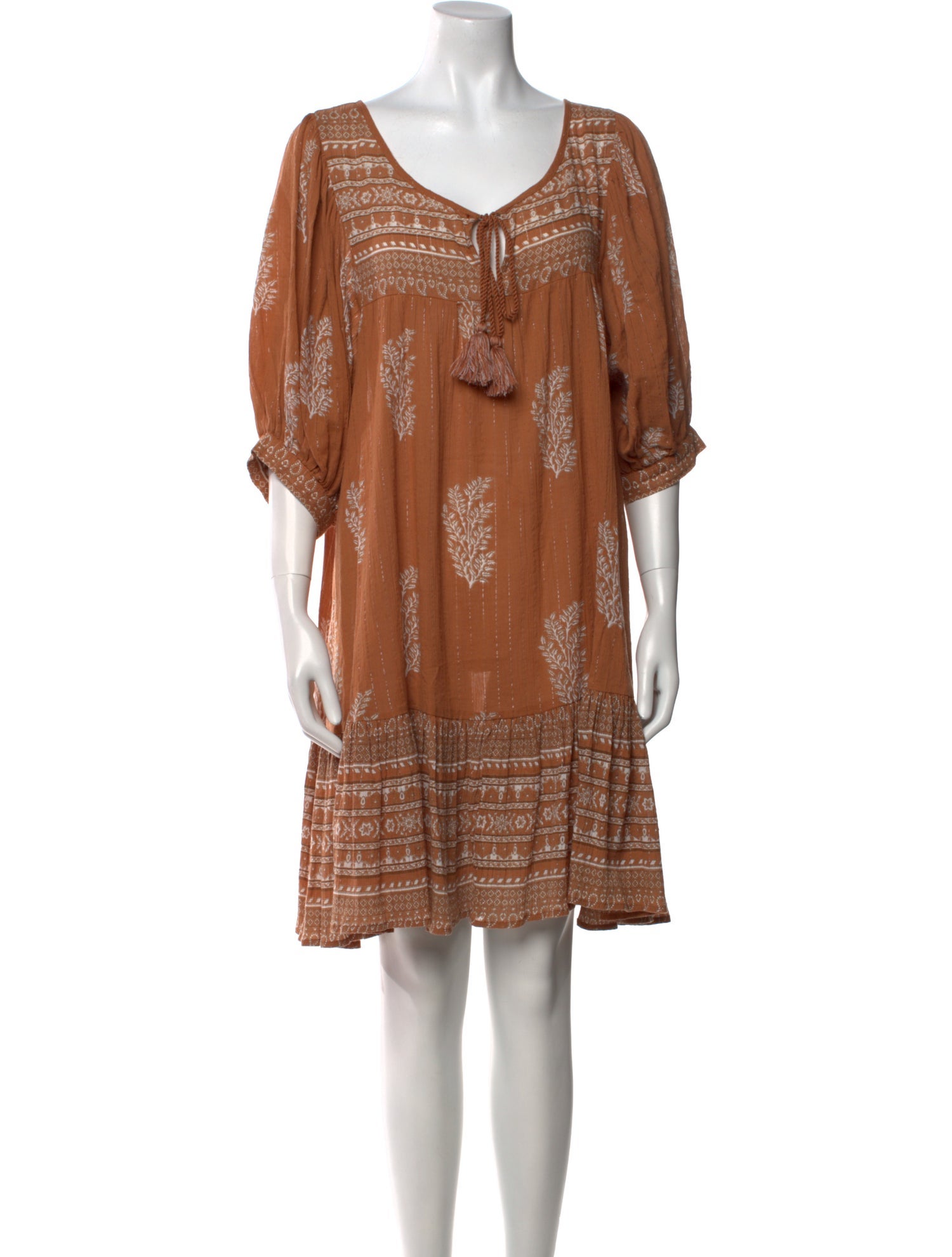 Daughters of India Printed Mini Dress