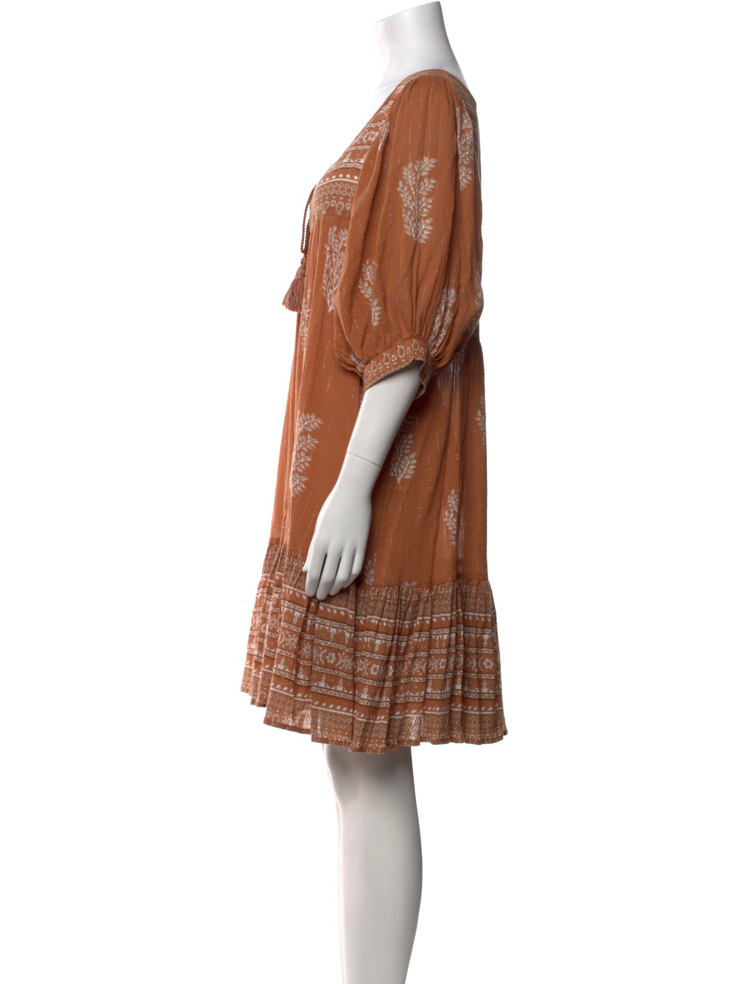 Daughters of India Printed Mini Dress