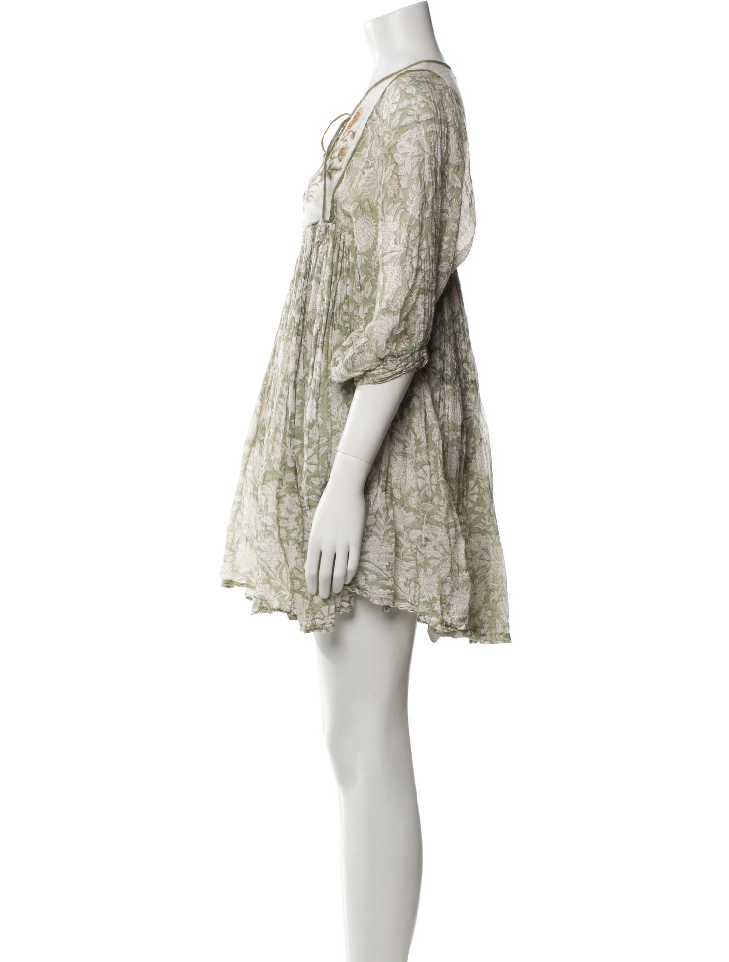 Daughters of India Printed Mini Dress