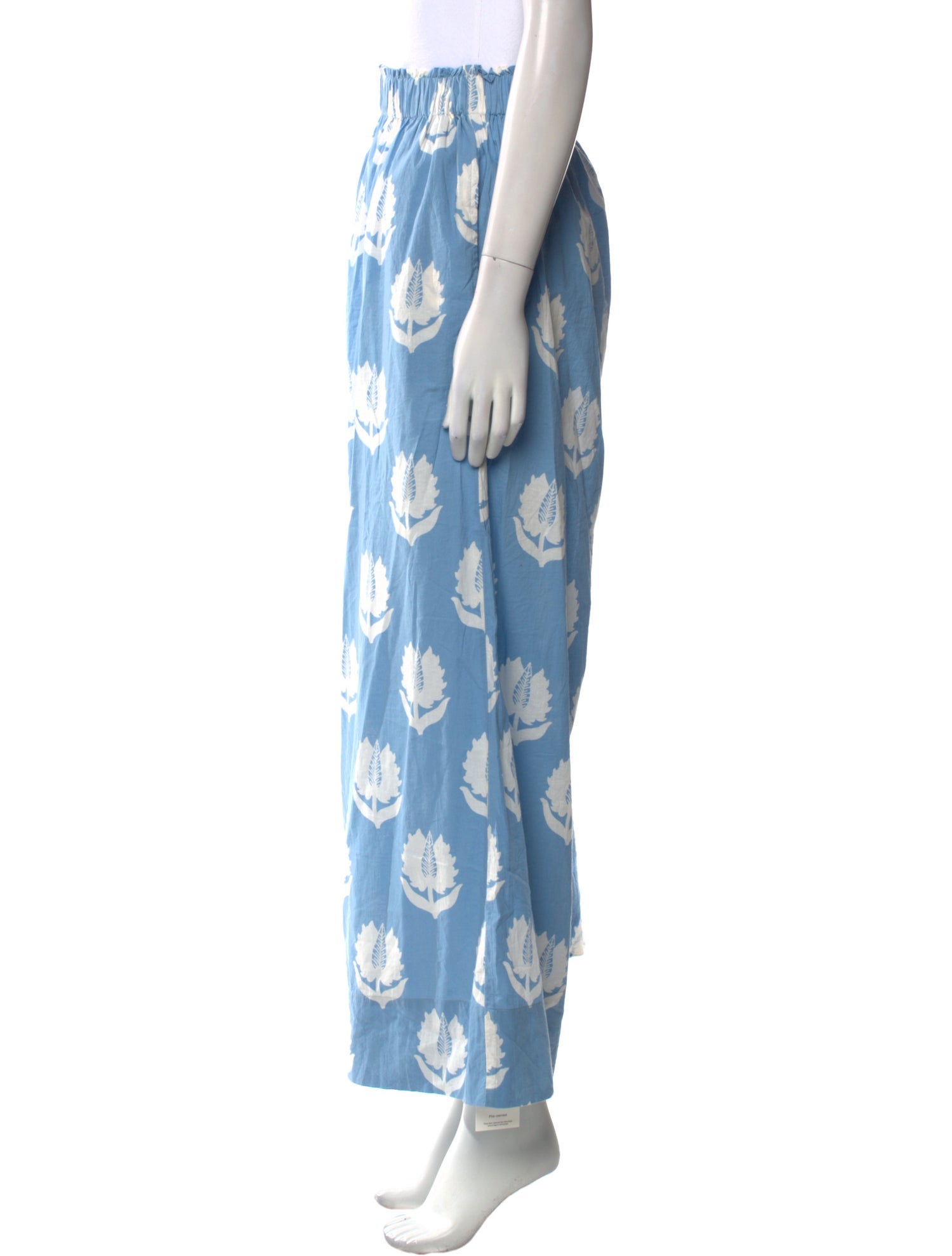 Daughters of India Floral Print Wide Leg Pants