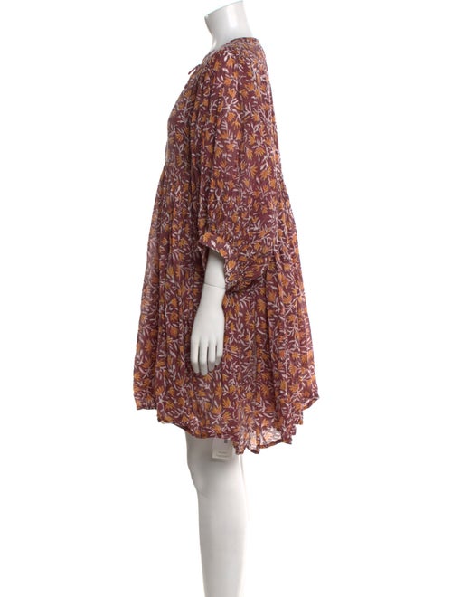 Daughters of India Floral Print Mini Dress