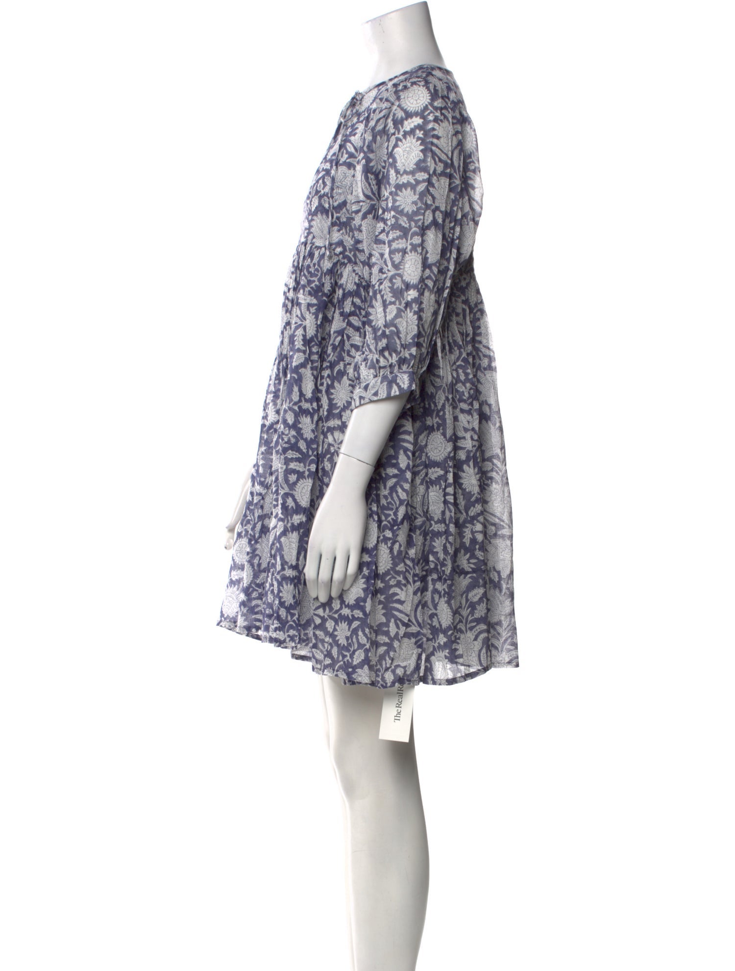 Daughters of India Floral Print Mini Dress w/ Tags